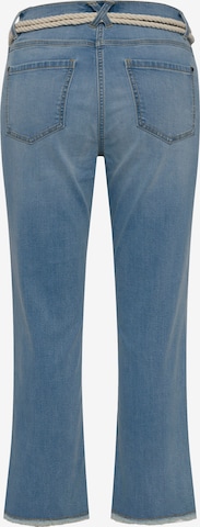 Ulla Popken Flared Jeans in Blauw