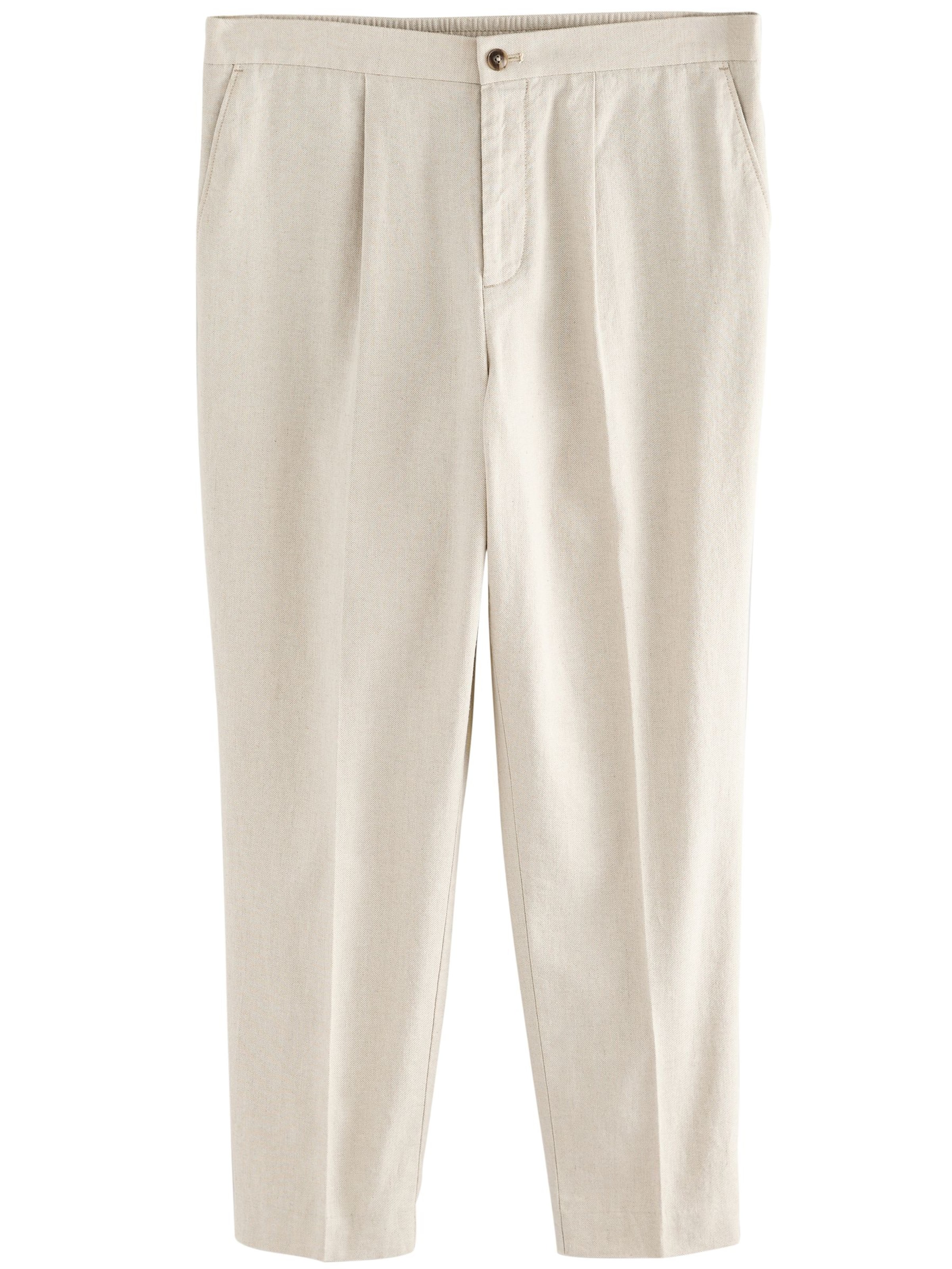 Regular Pantalon à pince Next en beige : devant