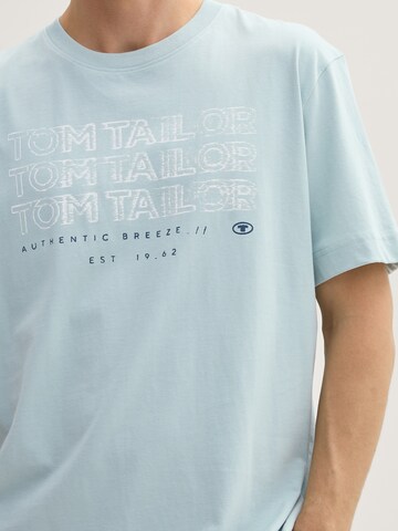 TOM TAILOR T-Shirt in Blau