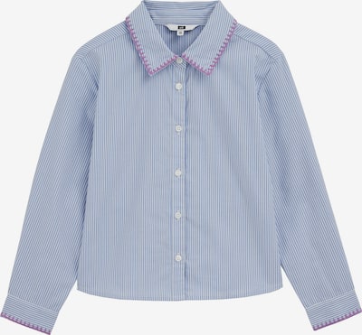 98-104 dydžio Palaidinė iš WE Fashion, spalva – šviesiai mėlyna / šviesiai violetinė / balta, Prekių apžvalga