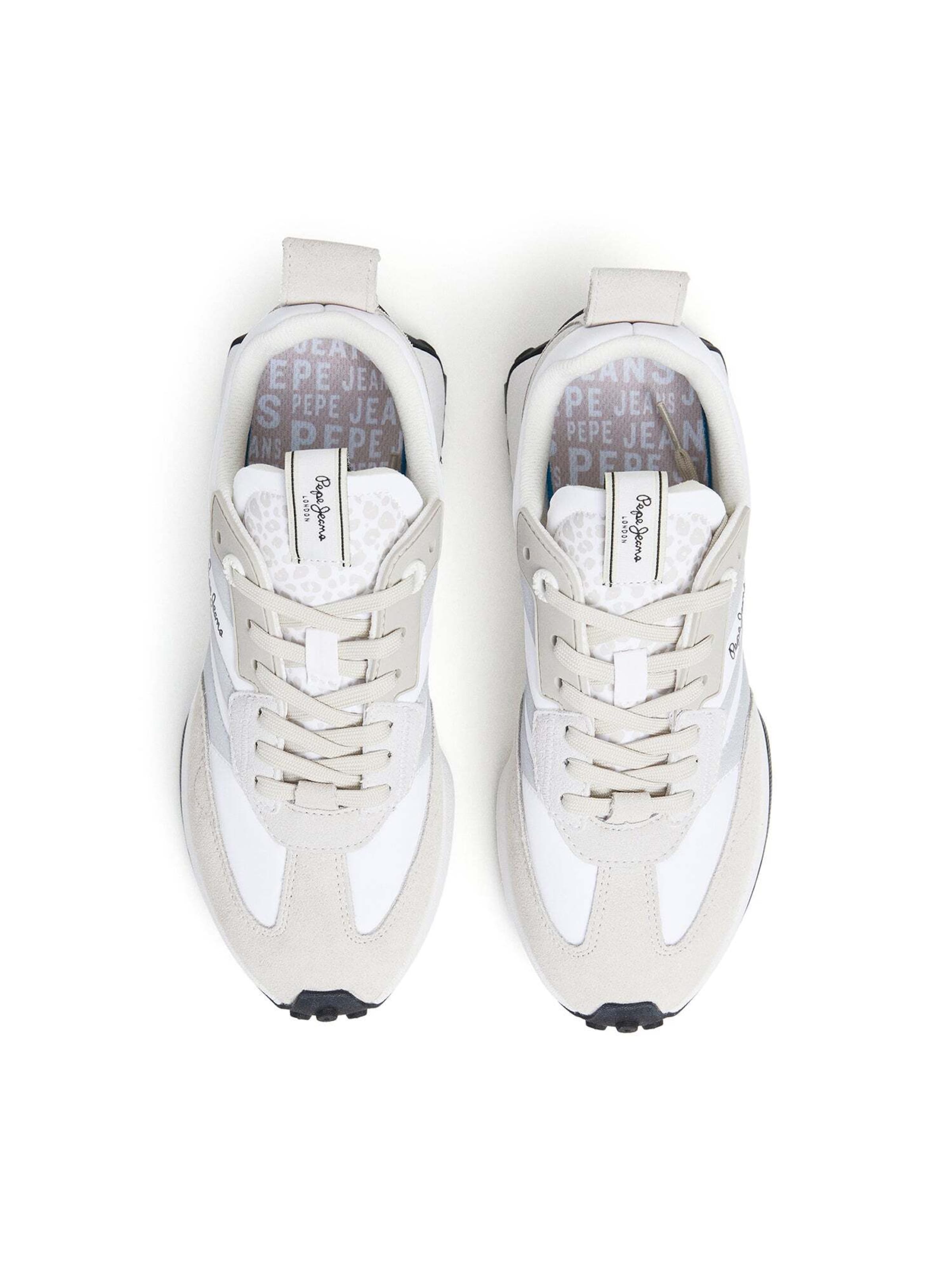 Sneaker bassa 'Lucky Top' di Pepe Jeans in bianco