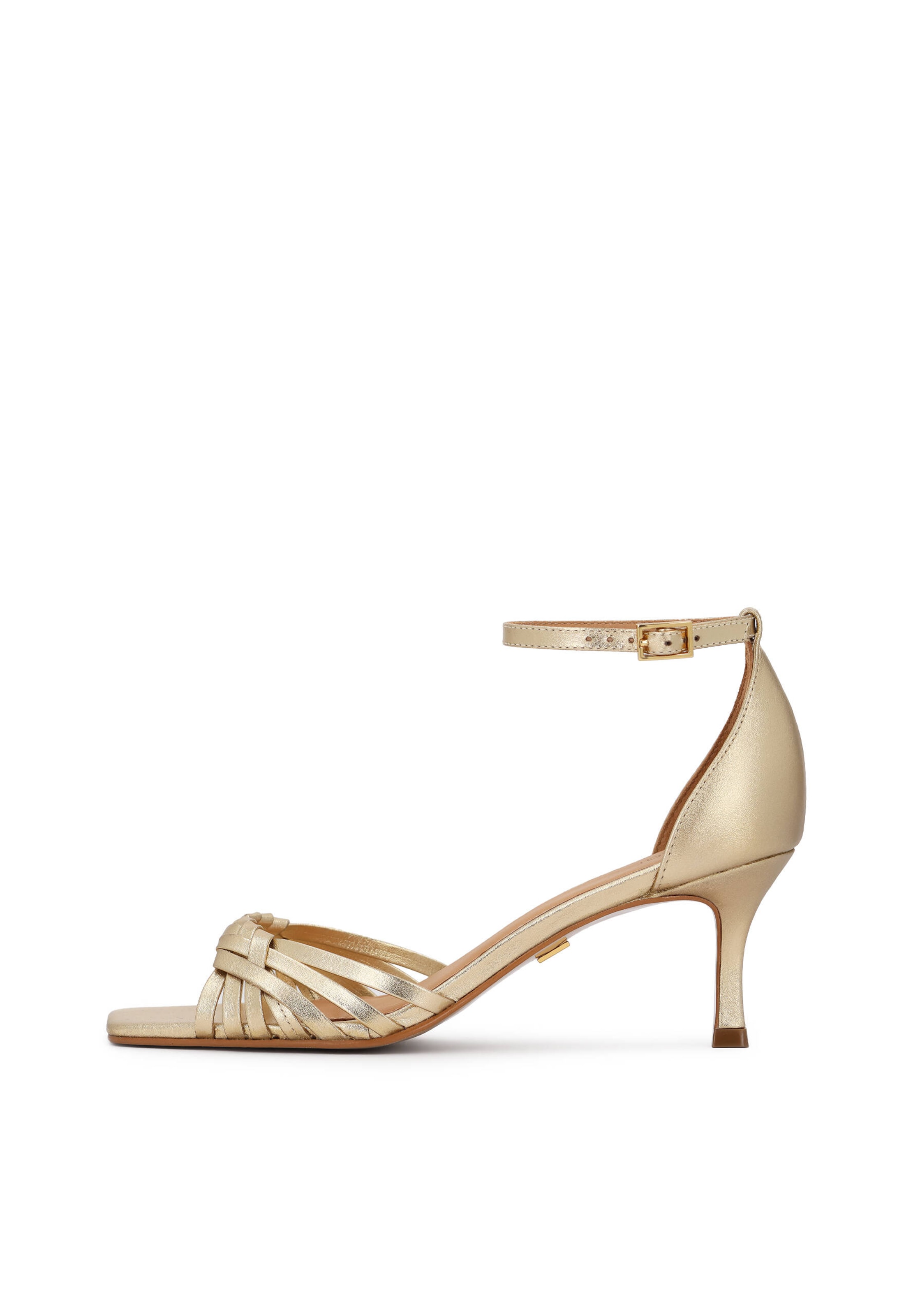 Kazar Strap sandal in Gold: front