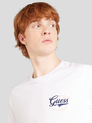 T-Shirt GUESS en blanc