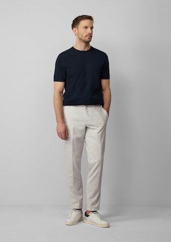 Coupe slim Pantalon à plis s.Oliver BLACK LABEL en gris : devant
