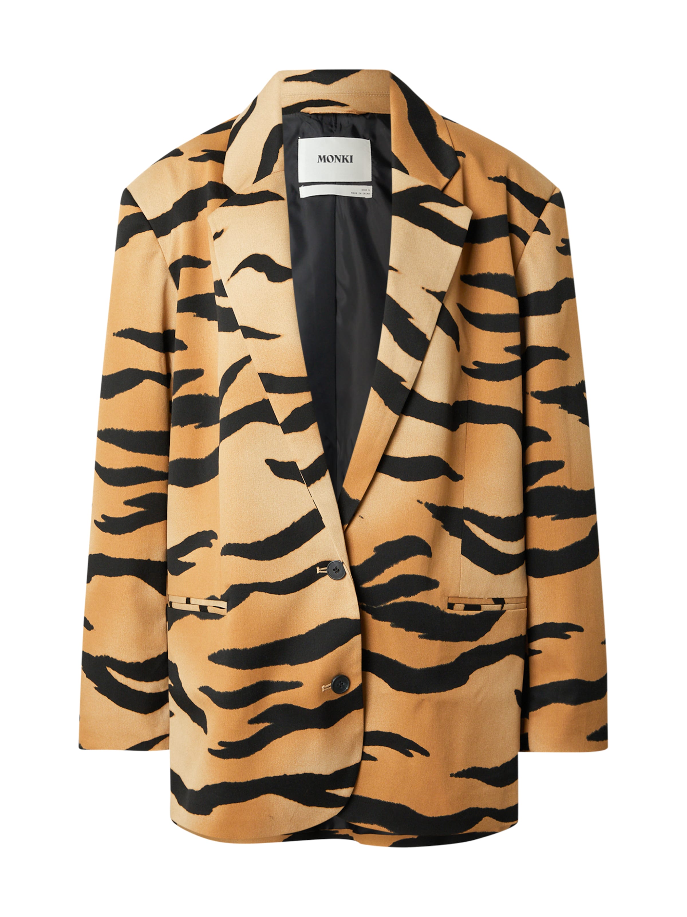 Monki Blazers in Bruin: voorkant