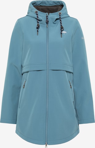 Schmuddelwedda Raincoat in Blue: front