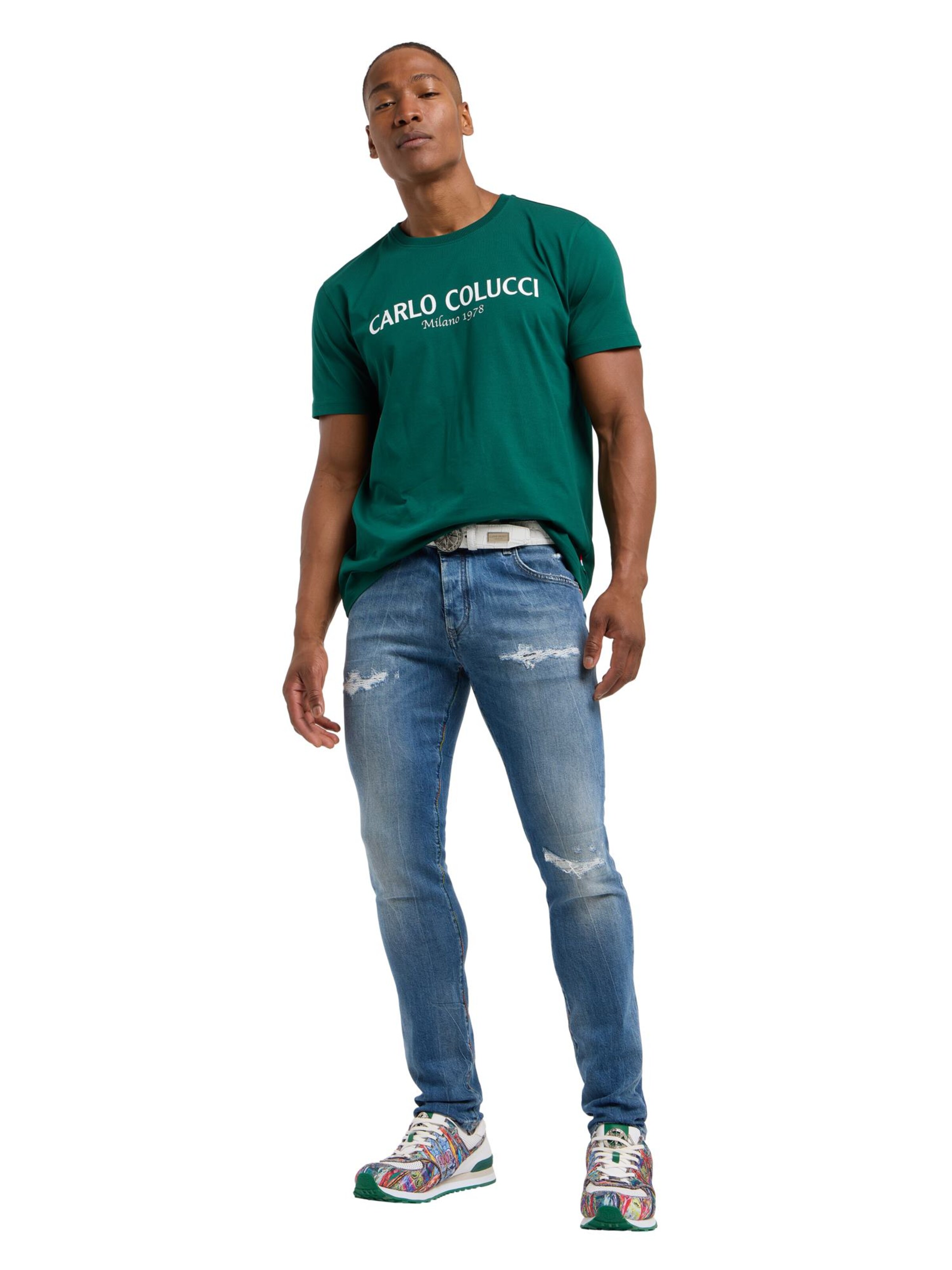 Carlo Colucci Shirt 'Di Comun' in Green