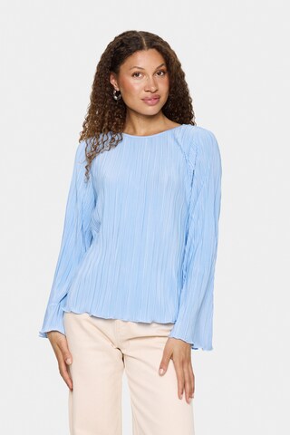 SAINT TROPEZ Bluse 'Zuni' in Blau: Vorderseite