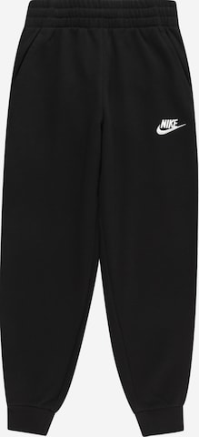 Nike Sportswear Tapered Housut värissä musta: edessä