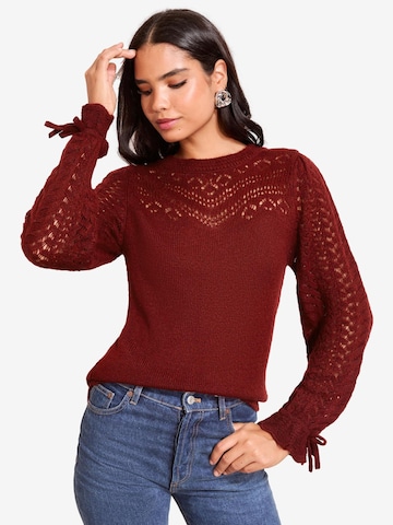 Friends Like These Sweater in Rot: Vorderseite