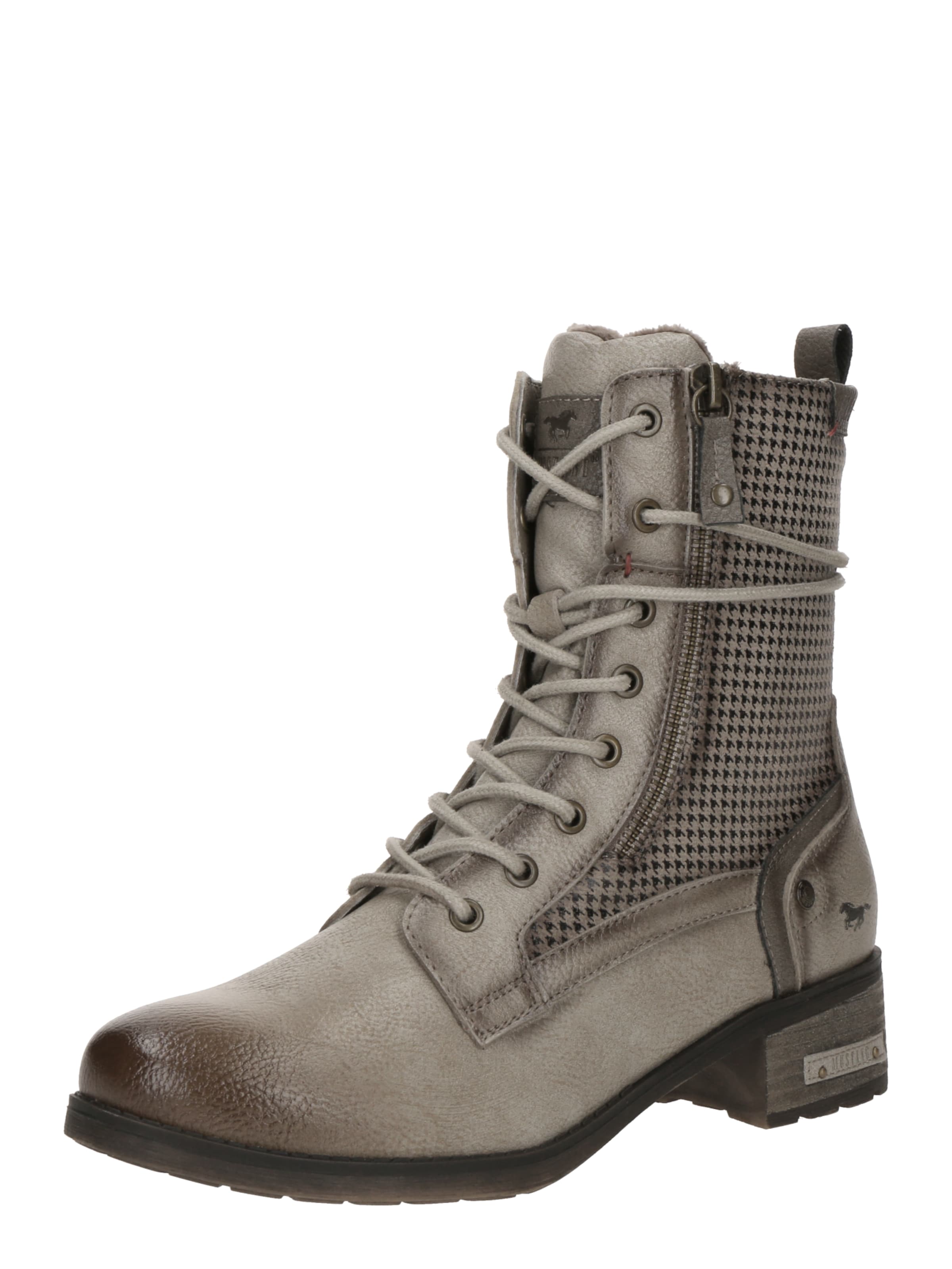 Stivaletto stringato di MUSTANG in beige: frontale