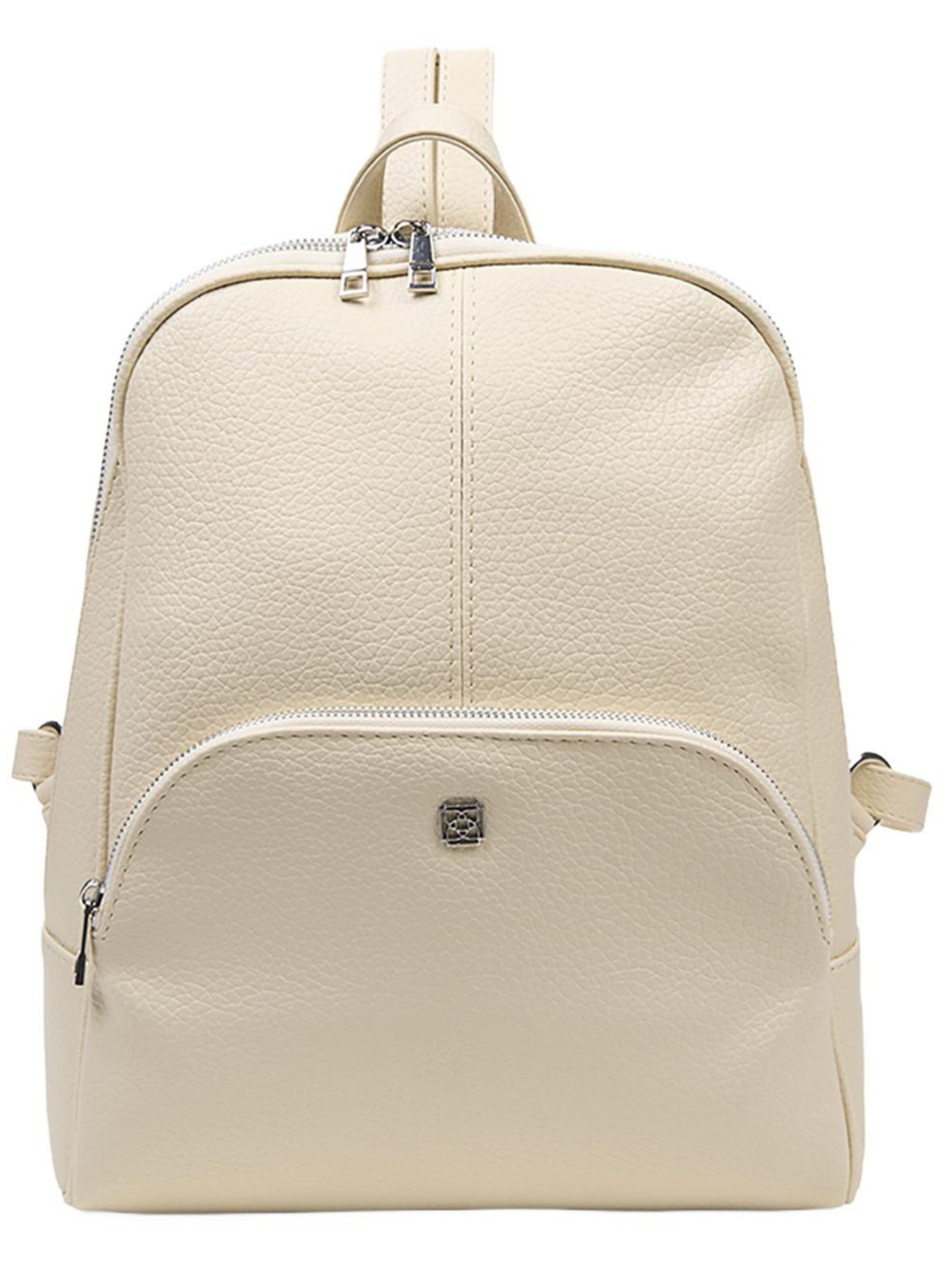Desa Handtasche 'DESA Damenrucksack'‌‌‌‌‌ in Weiß: Vorderseite