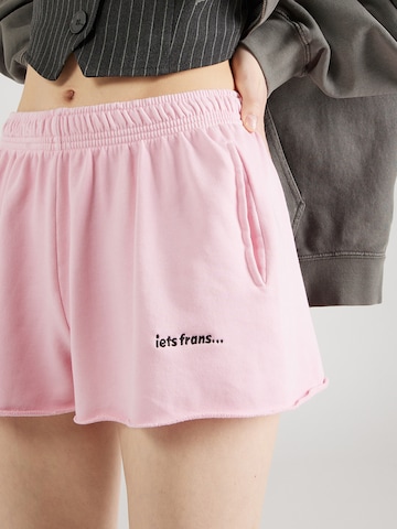 iets frans Regular Панталон в розово