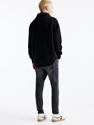 Slimfit Jeans de la Pull&Bear pe gri