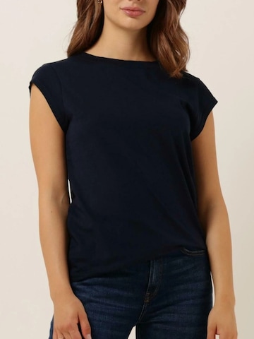 Coster Copenhagen - Top ' CC ' en azul: frente