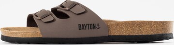 Bayton Mules 'Icare' in Brown: front