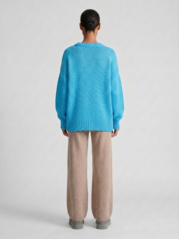 americandreams Oversized sweater 'Pepper' in Blue
