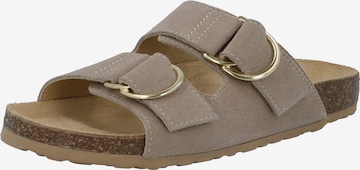 Bianco Mules 'Betricia' in Beige: front