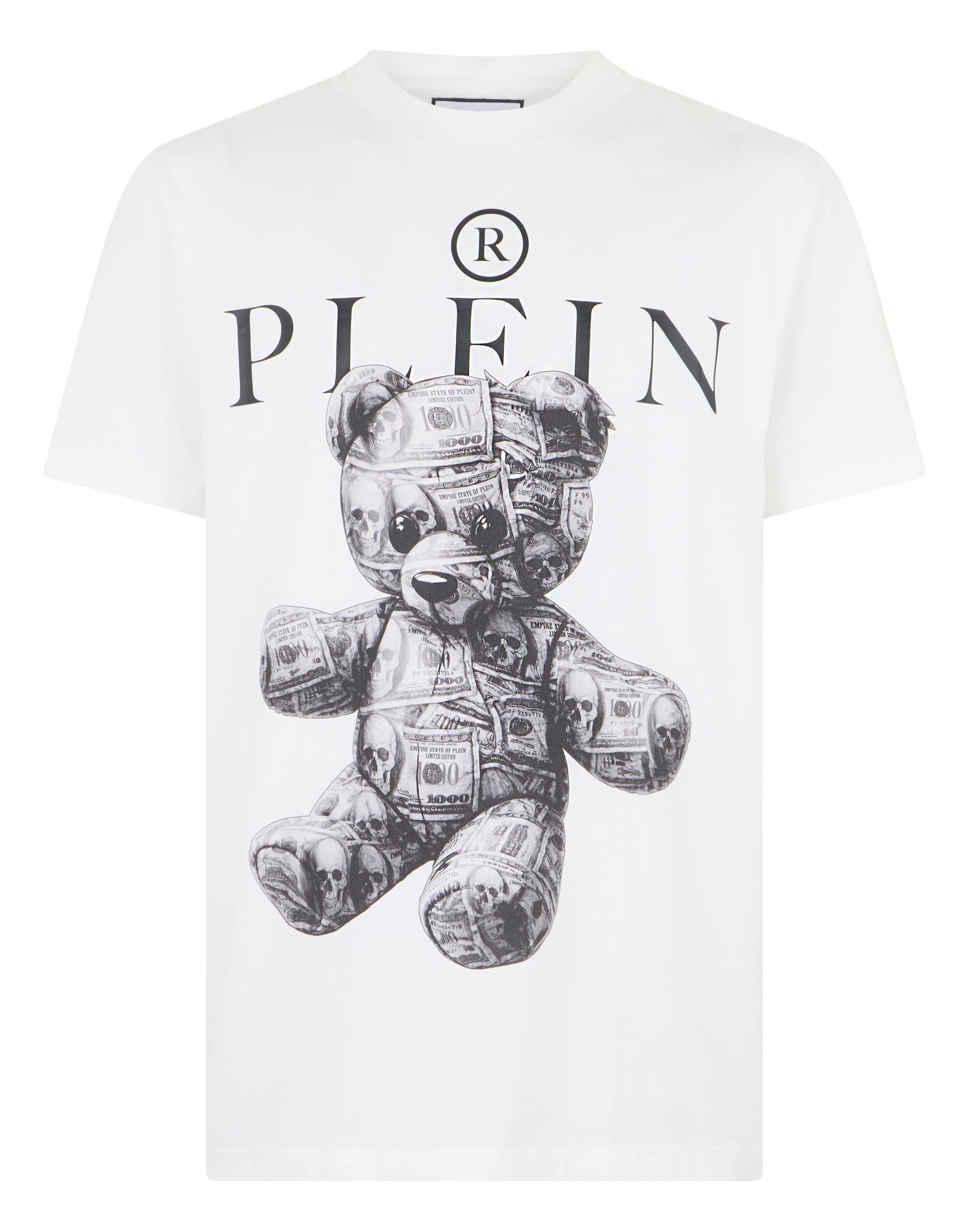 Maglietta di Philipp Plein in bianco: frontale