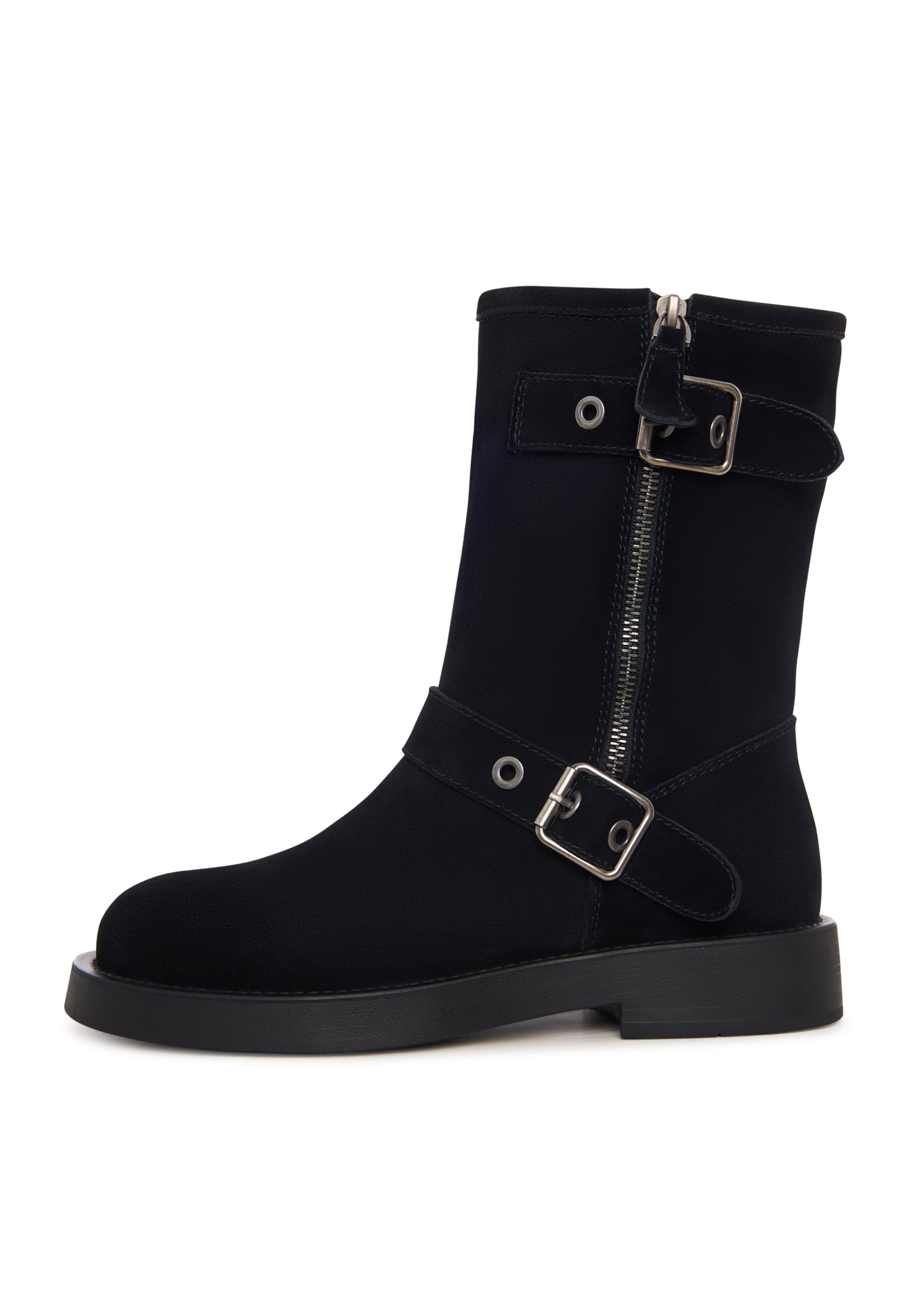 CESARE GASPARI Stiefelette in Schwarz: Vorderseite