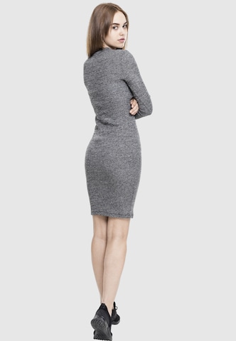 Urban Classics Šaty ' Ladies Rib Dress ' – šedá