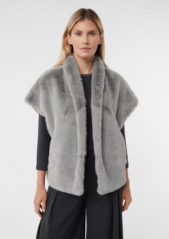 Gilet COMMA en gris : devant