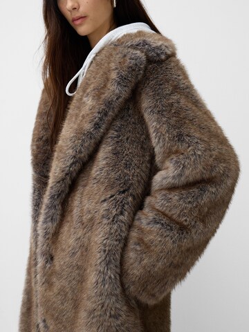 Bershka Winter coat in Brown
