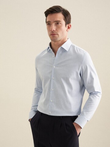 SEIDENSTICKER Regular fit Business shirt in Blue: front