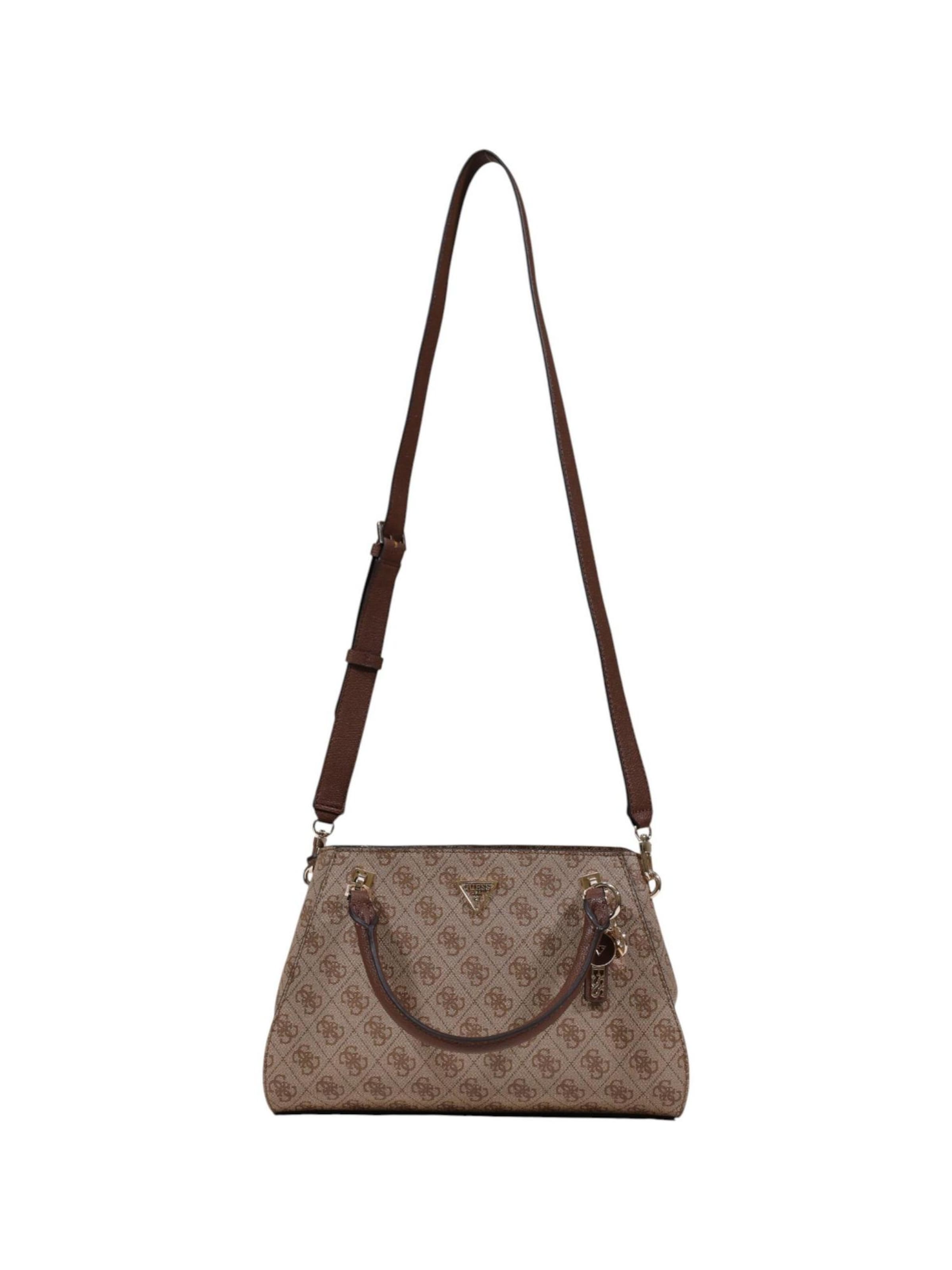 GUESS - Bolso de hombro 'NOELLE II LUXURY SATCHEL HWBG96 72070' en marrón: frente