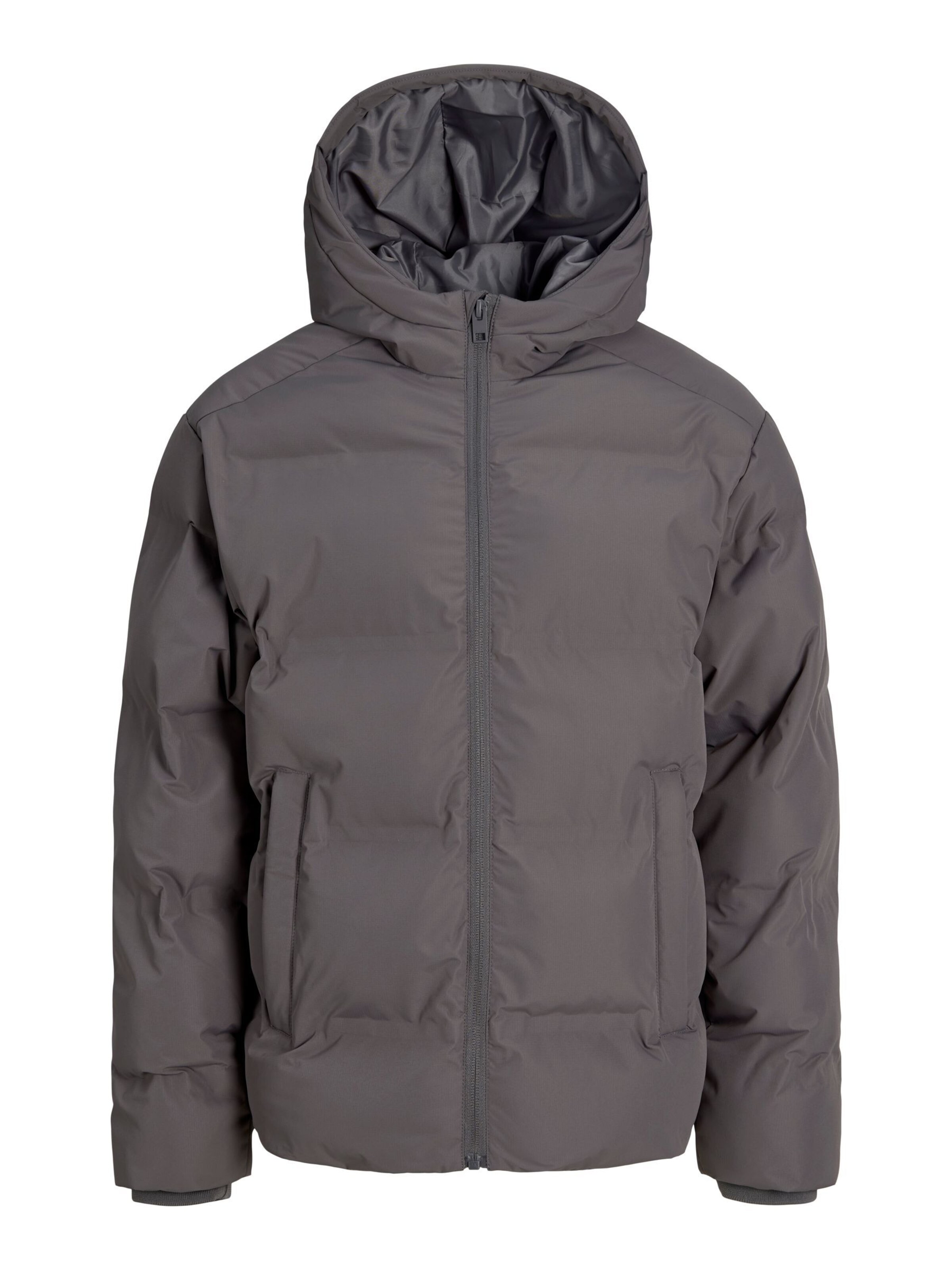 Jack & Jones Junior - Chaqueta de invierno en gris: frente
