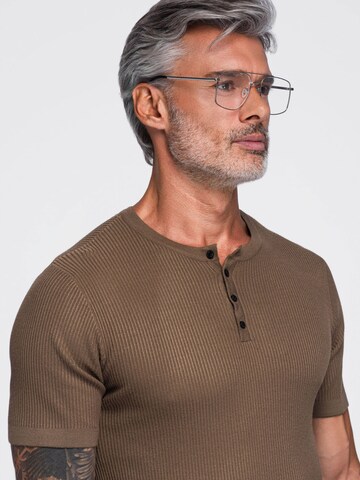 Ombre - Camiseta en marrón