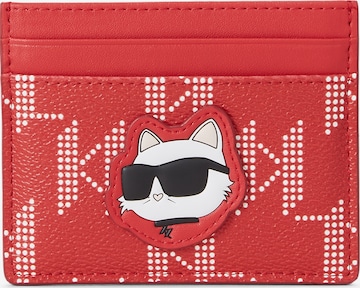 Karl Lagerfeld - Estuche 'Choupette' en rojo: frente