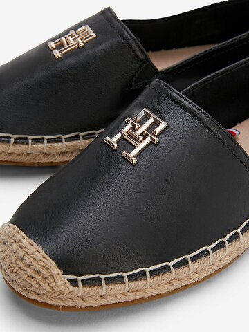 TOMMY HILFIGER Espadryle w kolorze czarny