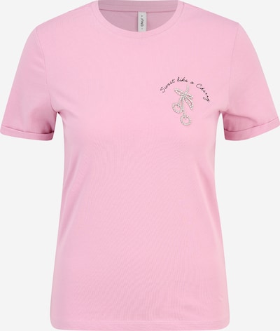 Only Tall Camiseta 'NEO' en rosa / negro / plata, Vista del producto