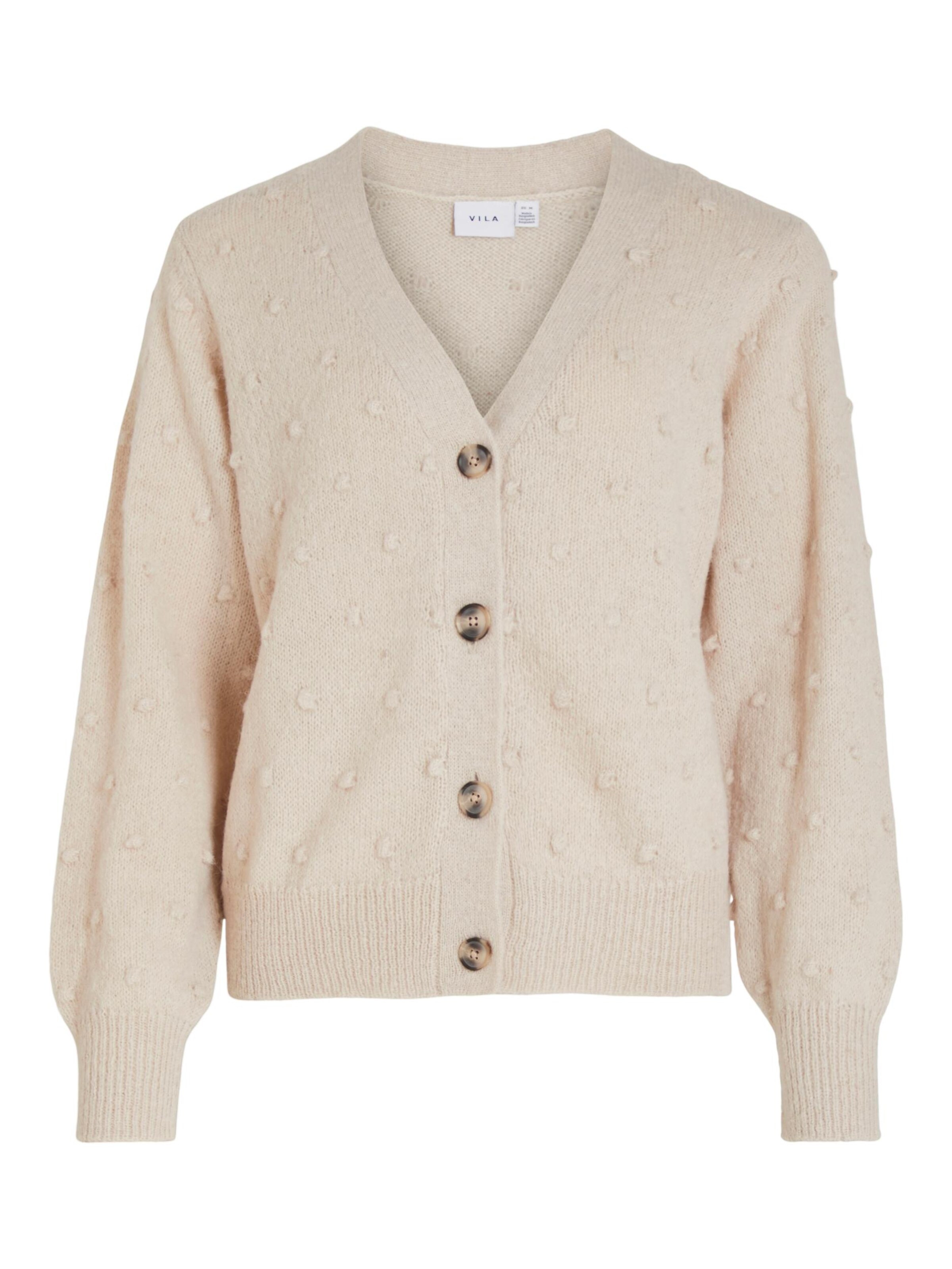 VILA Cardigan 'TULI' i beige: forside