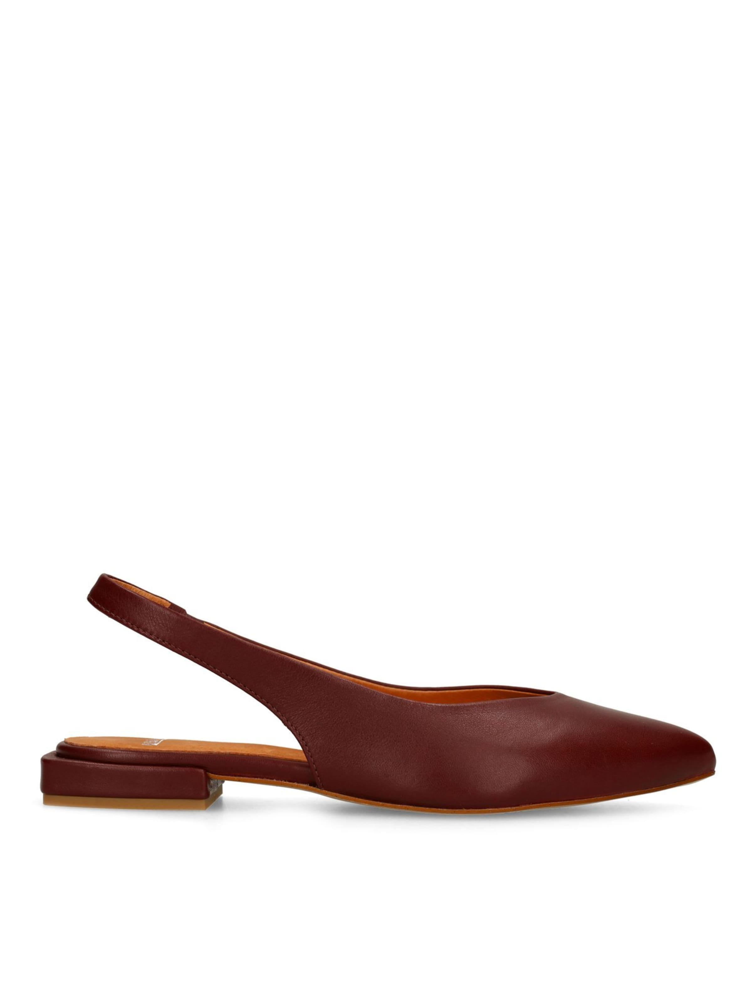 Escarpins à bride arrière MANFIELD en rouge