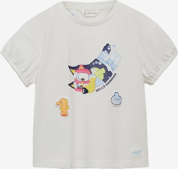 MANGO KIDS Paita 'BLUSEA' värissä valkoinen: etupuoli