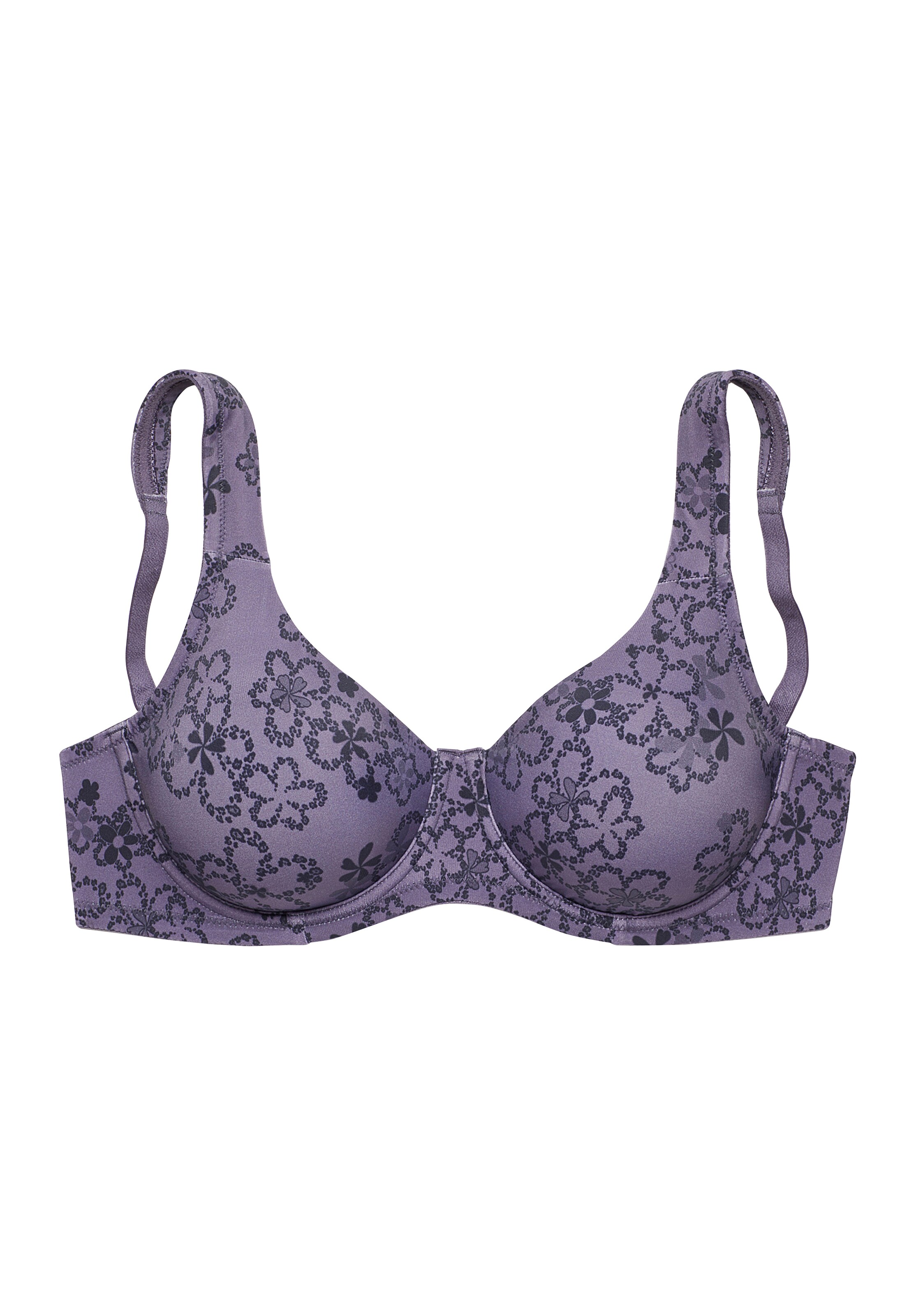 NUANCE T-shirt Bra in Grey: front