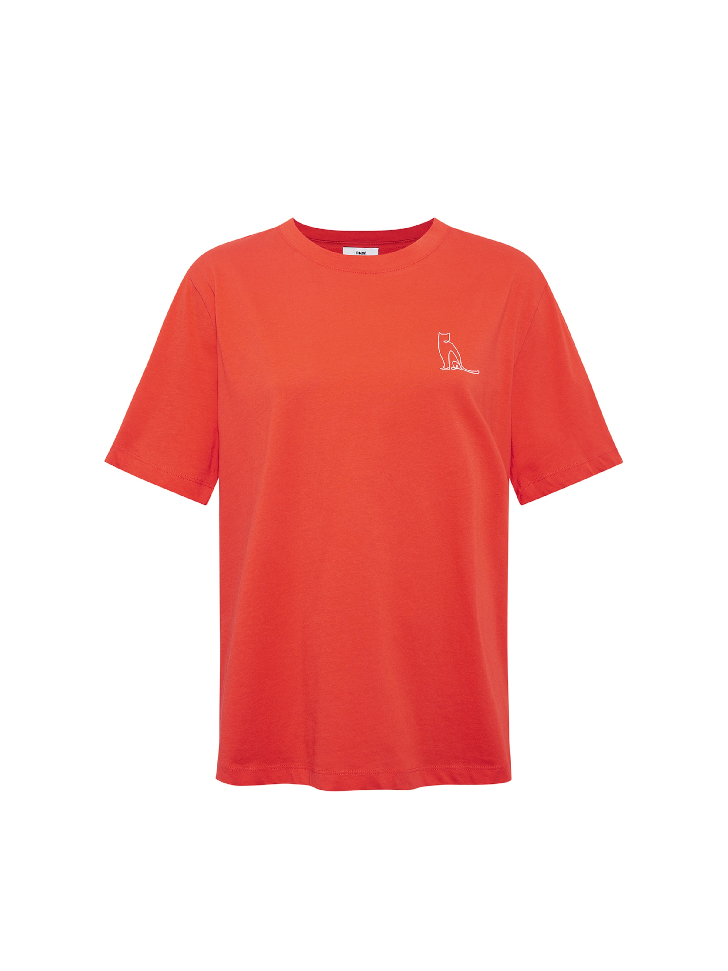 Mavi Shirt in Red: front