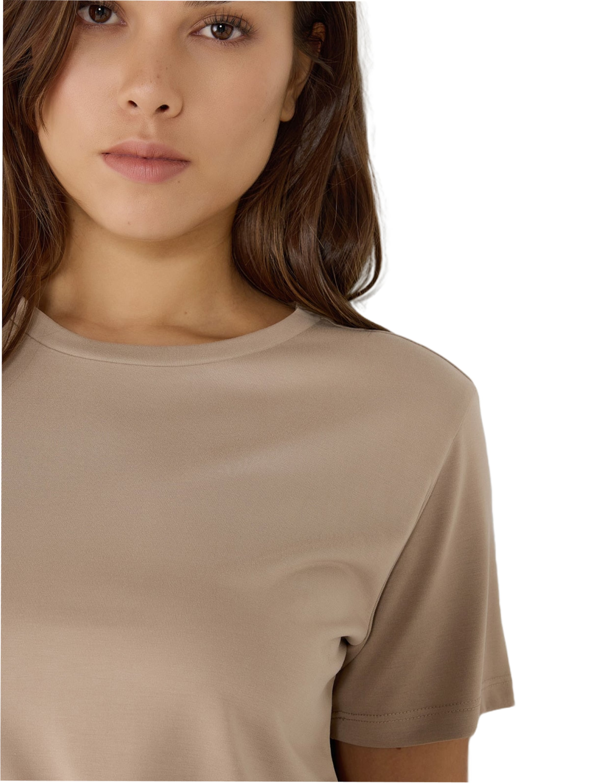 No Matter What Shirt in Beige