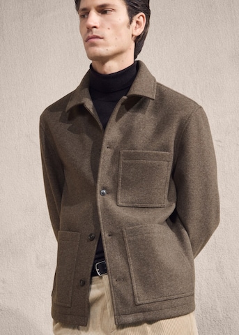 MANGO MAN Between-Season Jacket 'Jamie' in Brown