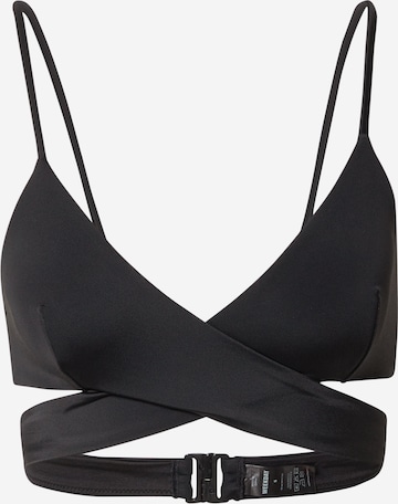 WEEKDAY Triangel Bikinioverdel i sort: forside