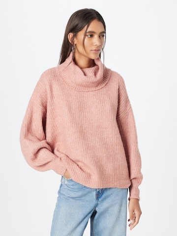 VERO MODA Sweter 'JULIE' w kolorze różowy