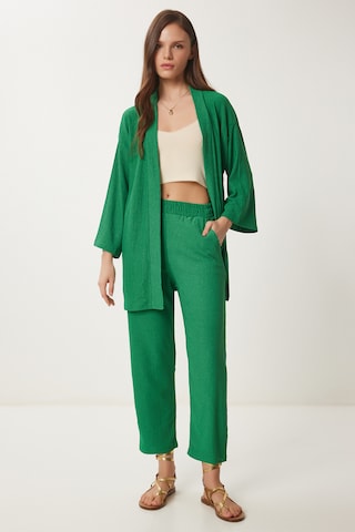Happiness İstanbul Костюм с панталон в зелено: отпред
