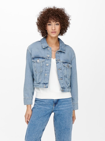 Veste mi-saison 'Jagger' ONLY en bleu : devant