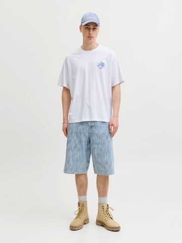 JACK & JONES Tričko 'JORVACATION' – bílá