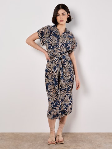 Apricot Jurk in Blauw: voorkant