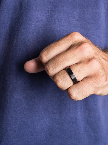 Akitsune Ring 'Purus' in Schwarz