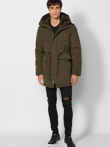 KOROSHI Winter Parka in Green