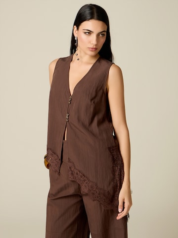oltre - Blusa en marrón